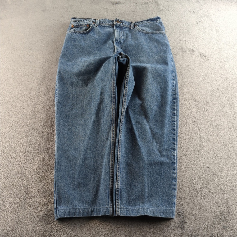 Vintage 90s Levis 550 Jeans Mens 38 (Fits 36x27) Blue Faded Relaxed Skater USA